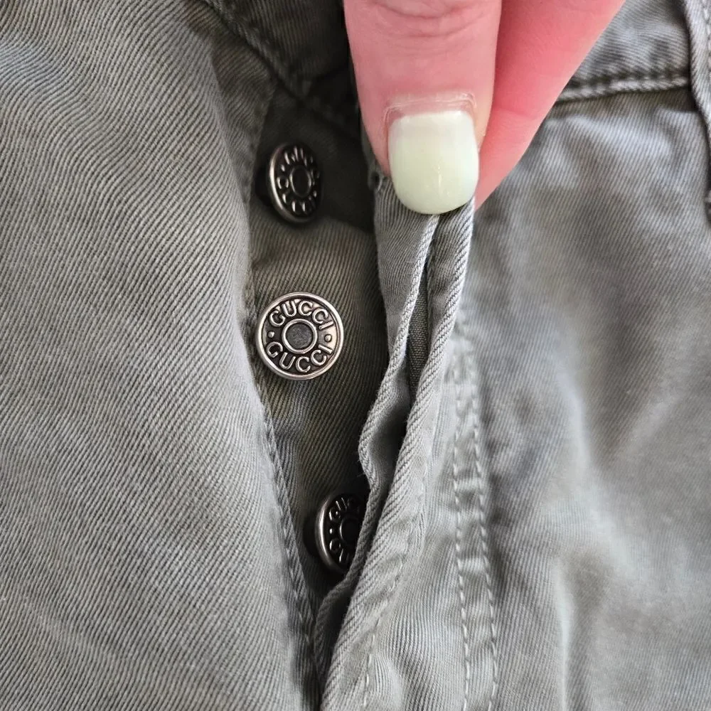 Gucci Olive khaki chino pants size 56 IT 40 US